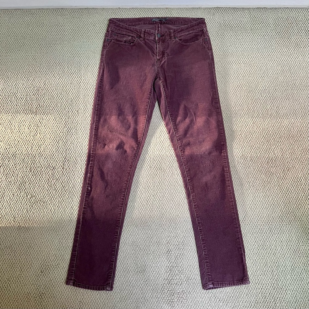Prana Straight Leg Pants in Plum